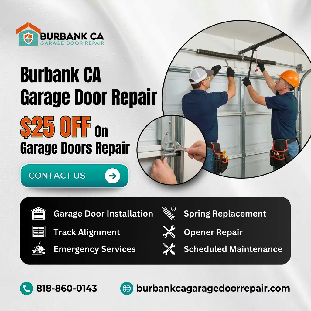Burbank CA Garage Door Repair offer