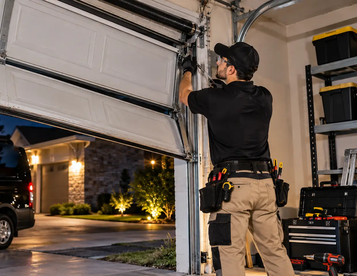 Garage door repair service